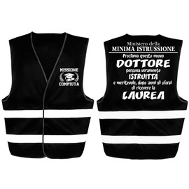 Bombo Graduation Gift Vest, black