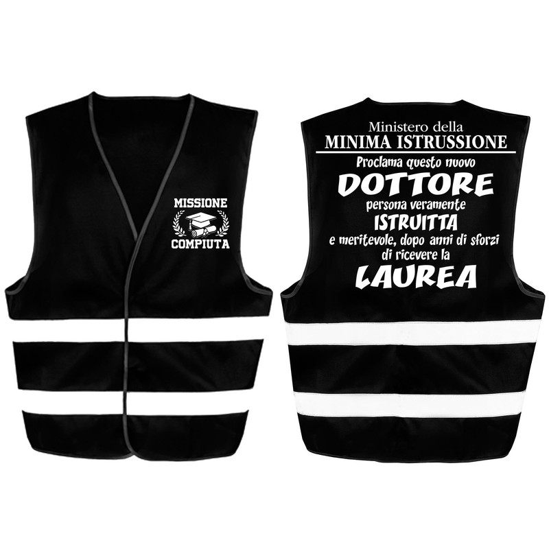 Bombo Graduation Gift Vest, black