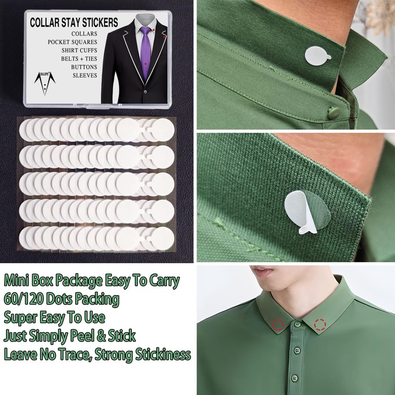 Collar Stays for Shirts & Polo’s. Fashion Hack for Plastic