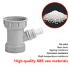 Qrity 1 Pcs Drain Pipe Hose Connector Wye, Kitchen Sink
