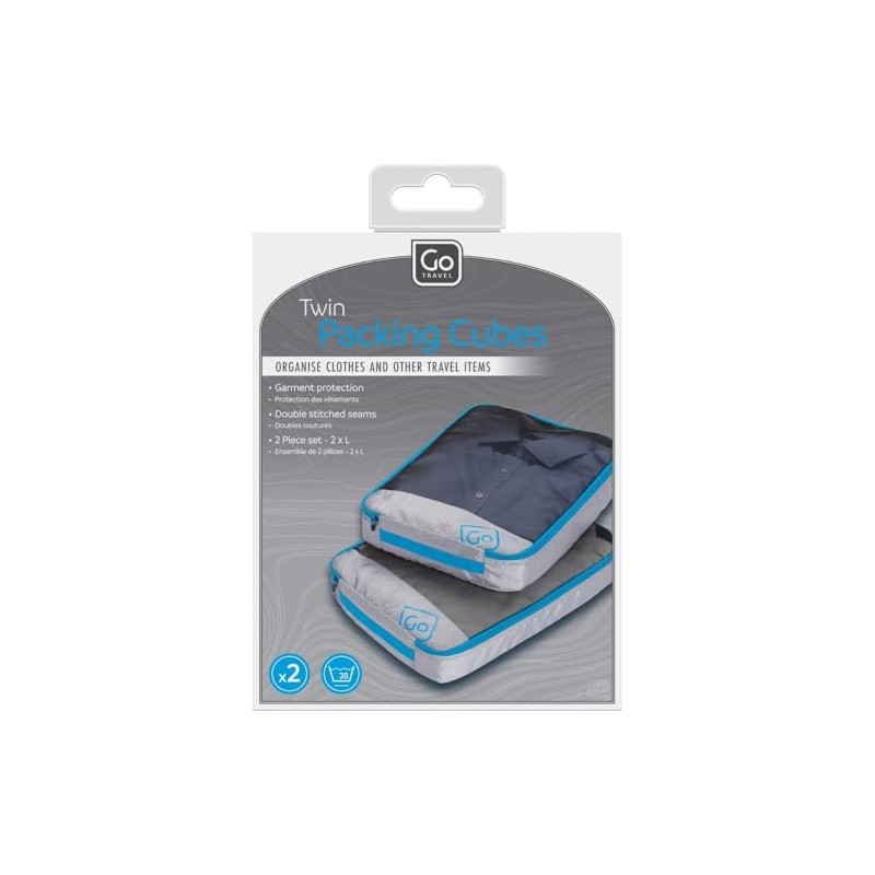 Go Travel Clothes/Garment Suitcase Packing Cubes - Large Capacity, Lightweight
