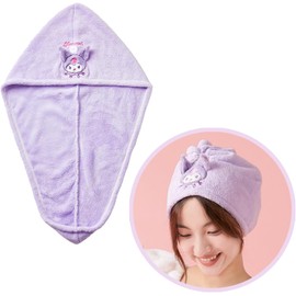 Toalla de Microfibra Kawaii para el Cabello de Mujeres, Gorro de Ducha Súper Absorbente para Cabello Largo, Toalla de Secado Rápido con Botón de Lindas Bandas para el Cabello para Accesorios de