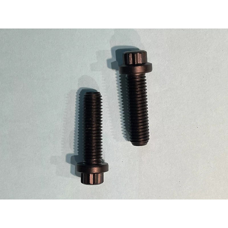 AFC BOLTS HARLEY DAVIDSON BLACK 12pt CALIPER MOUNTING BOLTS FOR