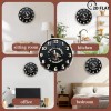 25x25cm Wood Wall Clock that is a Model of a