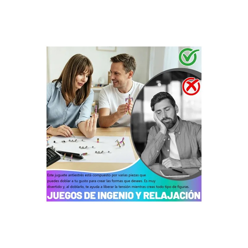Juguetes Antiestrés Magnéticos Multifuncional Bolígrafo