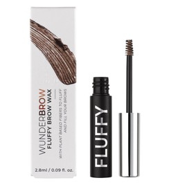 WUNDERBROW Fluffy Volume Eyebrow Wax in Brunette - Waterproof Eyebrow Gel for Long Hold, Vegan and Cruelty Free