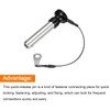 sourcing map Ball Locking Pins with Button Handle, 304 Stainless
