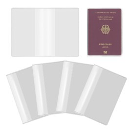 PureSino Passport Case, Anti-Skimming, Passport Cover, Card Case, Multi-functional Storage Pocket, Domestic and Overseas Travel Accessories, Travel Walled, Luxury PU, Passport Pouch, Business Cards, Credit Cards, Airline Tickets, Overseas Business Trips,