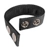 IronSeals 4 Pack Black Nylon Belt Keeper Buckle Clip with