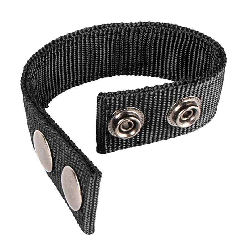 IronSeals 4 Pack Black Nylon Belt Keeper Buckle Clip with