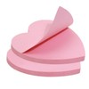 Mini Skater 2 Pack Kraft Paper Sticky Notes Heart Shaped
