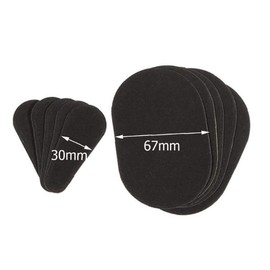 Peeling Pads, Pads for Hair Removal, Facial Hair Epilator, Hair Removal Sandpaper with 10 Replacement Pads, Beauty Tool for Unwanted Facial Hair