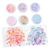 Minkissy Manicure Sequin Eye Makeup Sequins Sticker Nail Art Manicure