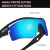 Alphax Ice Blue Polarized Replacement Lenses for Oakley Radar Path
