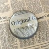 4 Inch Optics Glass Dome Magnifier Paperweight Reading Magnifying Glass