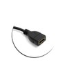 SYSTEM-S Mini HDMI Upwards Angled Angle Plug 90° Degrees to