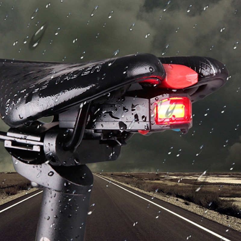 Bike Tail Light USB Rechargeable Smart Bike Tail Light Wireless