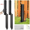 Fence Post Repair Kit for Reinforcing Fence Posts – Heavy-Duty