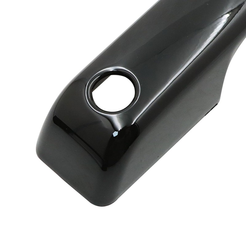 FZJDSD Gloss Black Door Handle Covers with Smart Key Cutout