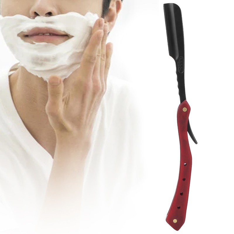 Professional Zinc Alloy Straight Razor Travel Portable Men Manual Shaver