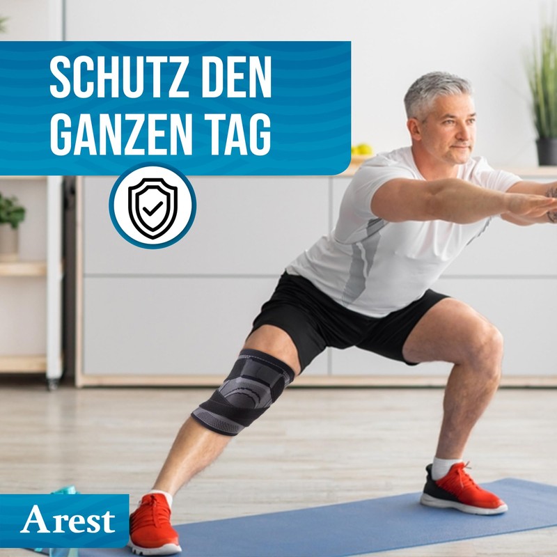 AREST Knee Support for Men and Women - Compression Knee
