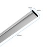 EAI Polished Chrome Wardrobe Rail Oval Kit for Clothes Hanging
