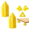 POFET Yellow Cone Canvas and Paint Triangle Stands Cabinet Door