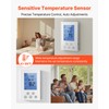 VEVOR 7-Day Programmable Thermostat White - for Radiant Underfloor Heating