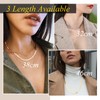 FindChic Women's Choker Snake Chain Necklace 32 cm 38 cm