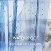 AmazerBath Extra Long Shower Curtain Liner, Clear Blue Shower Liner