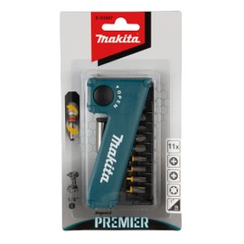 Makita E-03567 Impact Premier Torsion Bit Set 11-Piece Bits PH, PZ, T, Bit Holder