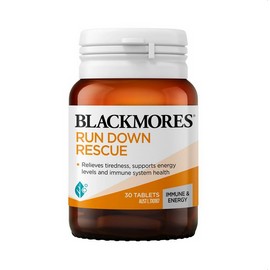 Blackmores Run Down Rescue Immune Support Vitamin 30 Tablets