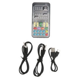 Cocoarm Voice Changer Device, Portable Voice Modulator Handheld Sound Effect Machine with 10 Levels Electronic Sound 8 Live Sounds for One Switch PC