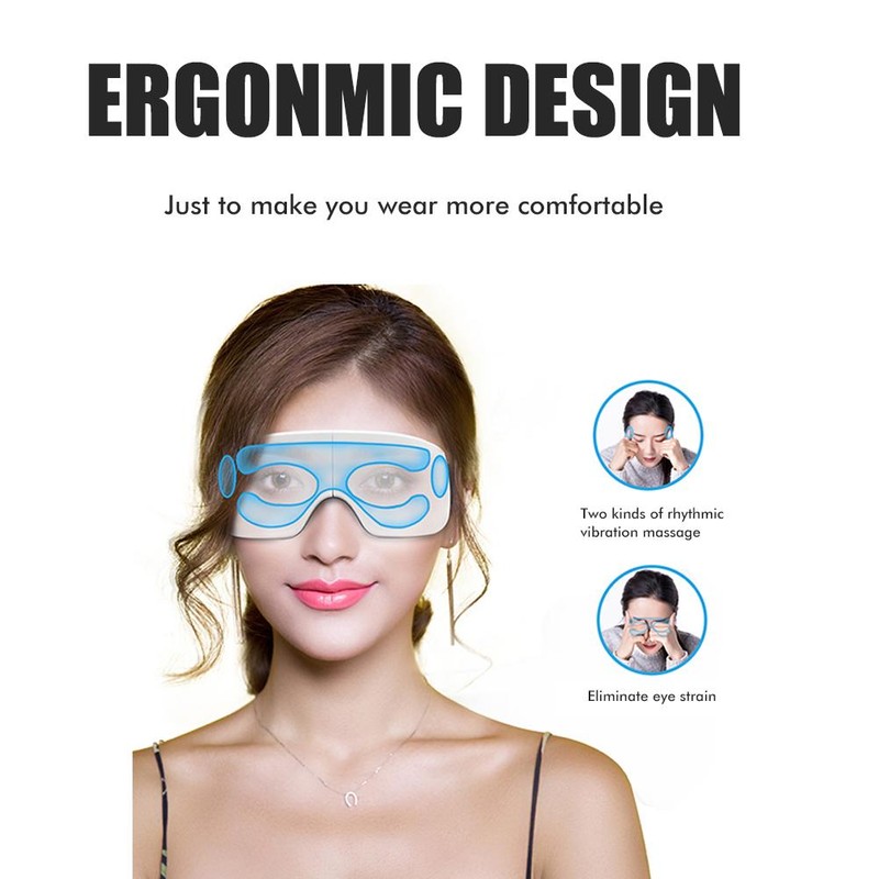 Electric Eye Massager Heating Vibration Massage Smart Eye Massager Eye