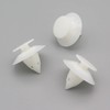 VVO Fasteners- White Plastic Front Bumper to Wing Fastening Clips