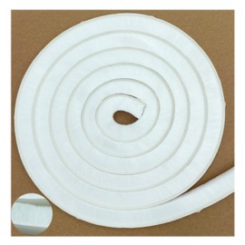 Felt Pile Weather Stripping Brush for Sliding Windows/Doors Frame Side, Self Adhesive Weatherstrip Seal Strip Sealer for Soundproofing (16ft x11/32 Backing x 9/16 Brush inch, White)