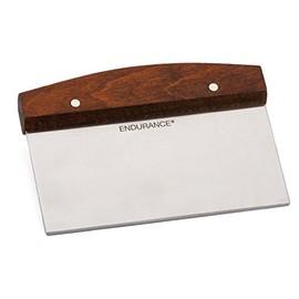 RSVP International Colección de cocina Endurance, accesorios para repostería, raspador de banco, acero inoxidable