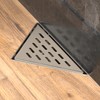 Hydroware Triangle Shower Drain - Stainless Steel Triangular Shower Floor