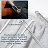 Spring Drawstring Needle Threader DIY Rope Threader Clip Bendable Multi-Purpose
