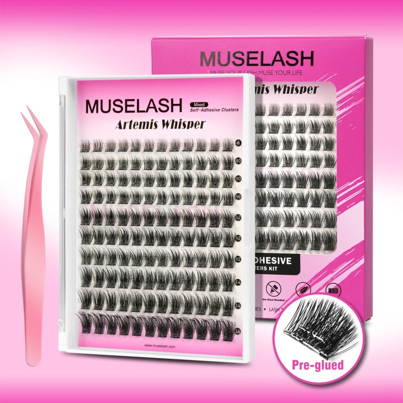 USA Ready to Ship 120pcs 8-16mm Pre-Glue Diy Lash Kit