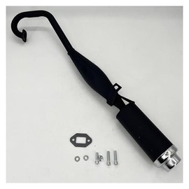 Motorcycle Exhaust Silencer for 47cc 49cc 2-Stroke Engine Pocket Quad Mini Quad Exhaust with Space Universal Motorcycle Exhaust Mufter