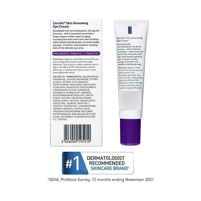 Cerave Skin Renewing Crema Para Ojos 14.2 G