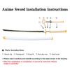 Zenitsu Cosplay Sword. Demon Slayer Sword -41 inch,Anime Props for