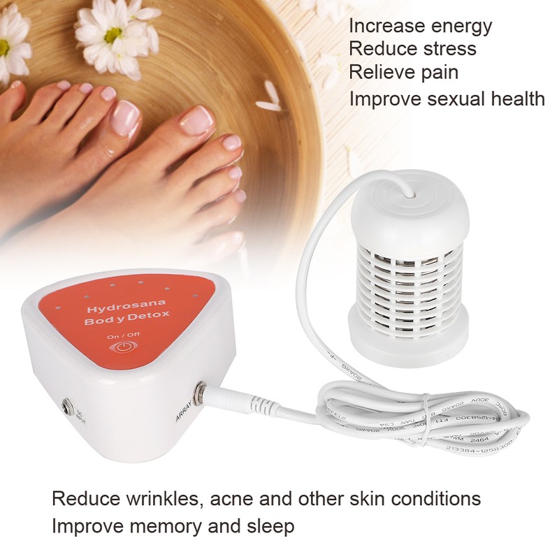Portable Ionic Detox Foot Bath SPA Cleanse Machine Array Health