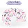 Nursing Pillow Cover 1 Pack, Minky Removable Nursing Pillowcase for