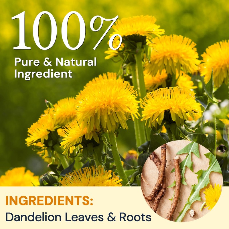 Dandelion Leaf & Root Herbal Tea-Caffeine-free, 50 Teabags