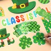 gisgfim St.Patrick Day Bulletin Board Decoration Set Lucky Shamrock Borders