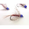 Brent's War Bird Tungsten Bead Head Soft Hackle Flies (12