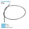 sourcing map 2 Pcs 1 Feet Nitinol Wire, 2mm 40°