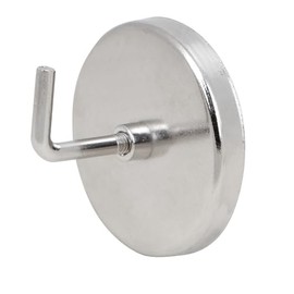 Performance Tool 20224 2.5-Inch Magnetic Hook - Heavy Duty Neodymium Magnet for Holding Tools, Utensils, Keys, and More in Garage, Kitchen, or Workshop